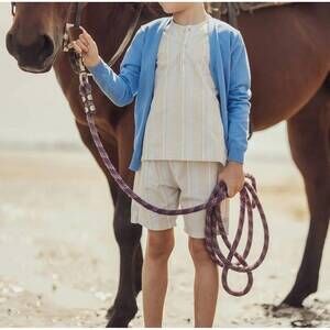 NEW KIPP boys long sleeve knit sweater in blue